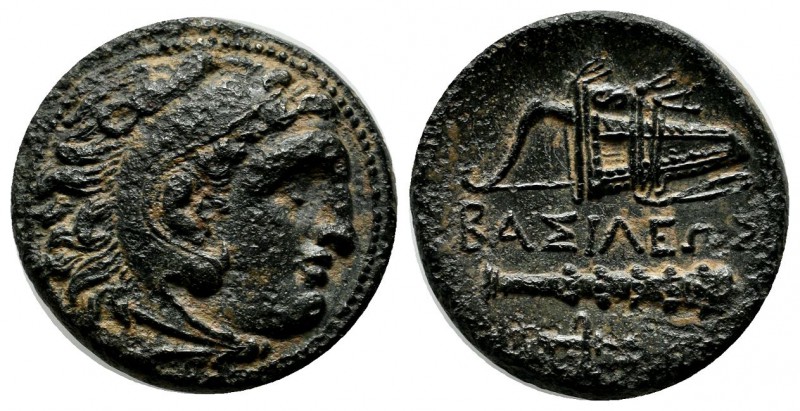 Kings of Macedon. Alexander III 'the Great', 336-323 BC. Æ (19mm, 6.06g). Uncert...