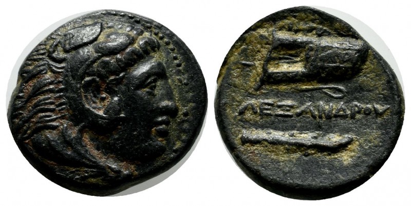 Kings of Macedon. Alexander III 'the Great', 336-323 BC. Æ (19mm, 6.18g) . Milet...