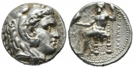 Kings of Macedon. Alexander III 'the Great', 336-323 BC. AR Tetradrachm (24mm, 17.16g). Babylon mint, 311-305 BC. Struck by Seleukos I Nikator. Head o...