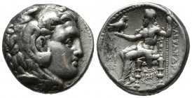 Kings of Macedon. Alexander III 'the Great', 336-323 BC. AR Tetradrachm (25mm, 17.02g). Babylon mint, 311-305 BC. Struck by Seleukos I Nikator. Head o...
