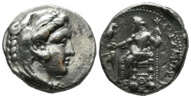 Kings of Macedon. Alexander III 'the Great', 336-323 BC. AR Tetradrachm (23mm, 16.96g), 327-323 BC. Tarsos. Head of Herakles right. wearing lion's ski...