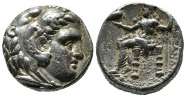 Seleukid Kingdom. Seleukos I Nikator, 312-281 BC. AR Tetradrachm (23mm, 17.14g). In the name and types of Alexander III of Macedon. Babylon I mint, ci...