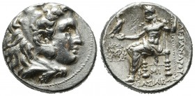 Seleukid Kingdom. Seleukos I Nikator, 312-281 BC. AR Tetradrachm (26mm, 17.15g). In the name and types of Alexander III of Macedon. Babylon I mint. St...