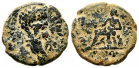 Cappadocia, Caesarea. Septimius Severus, AD.93-211. Æ (20mm, 6.18g). AY K Λ CEΠ CEOYHPOC. Laureate, draped and cuirassed bust right. / MHTPO KAICAPI /...