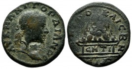 Cappadoica, Caesarea-Eusebia. Gordian III. AD.238-244. Æ (25mm, 9.25g). Dated RY 4 (AD 240/1). AV K M ANT ΓOΡΔIANOC. Laureate head right; countermark:...