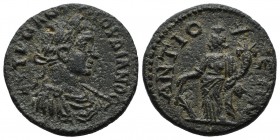 Caria, Antiochia ad Maeandrum. Gordian III. AD.238-244 Æ (22mm, 6.34g). AVT K M ANT ΓOPΔIANOC. Laureate, draped and cuirassed bust right. / ANTIO-X-ЄΩ...