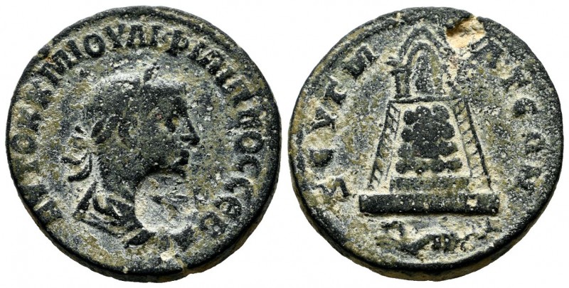Commagene, Zeugma. Philip I. AD.244-249. Æ (30mm, 15.86g). AVTO K K M IOVΛI ΦIΛI...