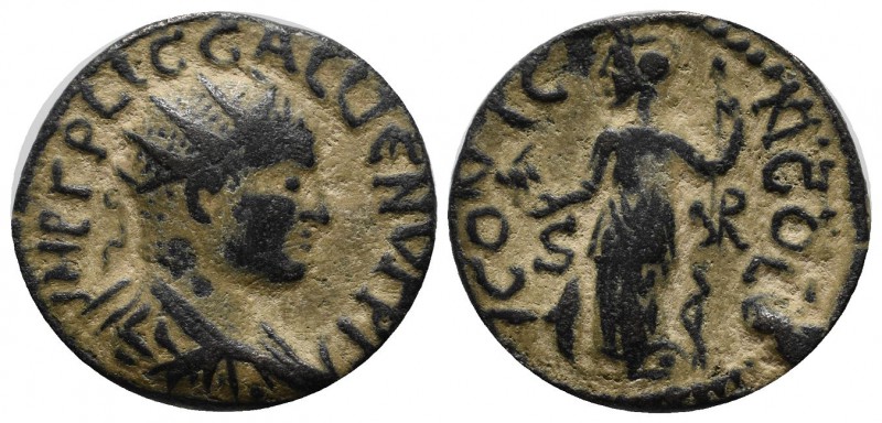 Lycaonia, Iconium (as Claudiconium / Eikonion). Gallienus, AD.253-268. Æ (22mm, ...