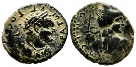 Lycaonia, Iconium (as Claudiconium). Titus (As Caesar), AD.69-79. Æ (19mm, 5.41g). AVTOKPATωP TITOC KAICAP. Laureate and cuirassed bust of Titus right...