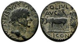 Lycaonia, Laodikeia Katakekaumene (as Claudiolaodicea Combusta). Vespasian, AD.69-79. Æ (23mm, 8.21g). IMP CAESAR VESPASIAN AVG. Laureate head right. ...
