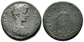 Lydia, Gordus-Julia. Commodus, AD.177-192. Æ (24mm, 11.51g). ΑΥ Λ ΑΥΡ ΚΟΜΟΔΟС. Laureate, draped and cuirassed bust right. / ΙΟVΛΙЄΩΝ ΓΟΡΔΗΝΩΝ. Mên Kam...