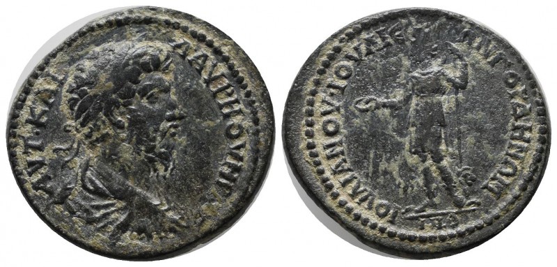 Lydia, Gordus-Julia. Lucius Verus, AD.161-169. Magistrate Julianos. Æ (25mm, 9.7...