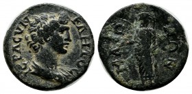 Lydia, Maeonia. Pseudo-autonomous. ca.2nd-3rd centuries AD. Æ (15mm, 2.24g). IЄPA CVN-KΛHTOC. Draped youthful bust of the Senate right. / ΜΑΙΟΝΩΝ. Ath...