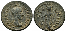 Pamphylia, Side. Volusian, AD.251-253. Æ (24mm, 6.53g). ΑV Κ ΓΑΛ ΟVΟΛΟVϹϹΙΑΝΟϹ Ϲ. Laureate, draped and cuirassed bust of Volusian, right. / ϹΙΔΗΤΩΝ. A...