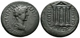 Pontos, Neocaesarea. Caracalla, AD.198-217. Æ (29mm, 12.06g). AY KAI M AYPHΛI - ANTΩNINOC. Laureate, draped and cuirassed bust right. / KOIΠON -NԐO KA...