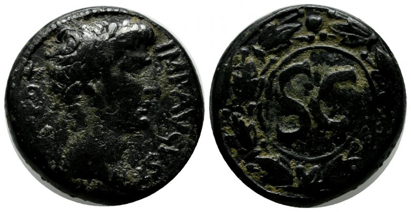 Seleucis and Pieria, Antiochia ad Orontem. Augustus 27 BC-14 AD. Æ Dupondius (26...