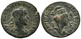 Seleucis and Pieria, Antiochia ad Orontem. Philip I the Arab AD.244-249. Æ (28mm, 12.72g). AYTOK K M IOYΛI ΦIΛIΠΠOC CEB. Laureate, draped and cuirasse...
