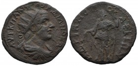 Thrace, Hadrianopolis. Gordianus III. AD.238-244. Æ (30mm, 10.46g). AVT K M AN-T ΓOPΔIANOC AVΓ. Bust radiate, draped, cuirassed right, seen from front...
