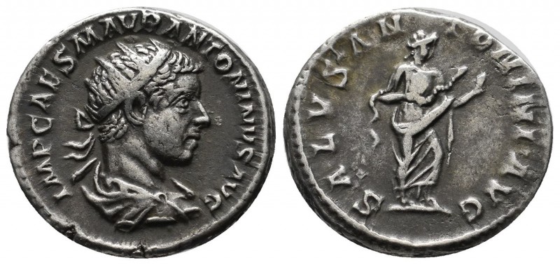 Elagabalus, AD.218-222. AR Antoninianus (21mm, 5.62g). Rome. IMP CAES M AVR ANTO...