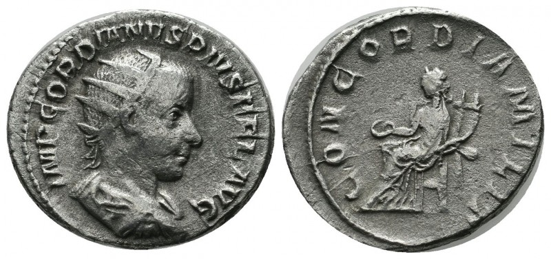 Gordian III AD.238-244. AR Antoninianus (22mm, 3.63g). Rome. IMP GORDIANVS PIVS ...