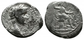 Tiberius, AD.14-37. AR Denarius (19mm, 3.17g). “Tribute Penny” type. Lugdunum (Lyon) mint. TI CAESAR DIVI - AVG F AVGVSTVS. Laureate head right. / PON...