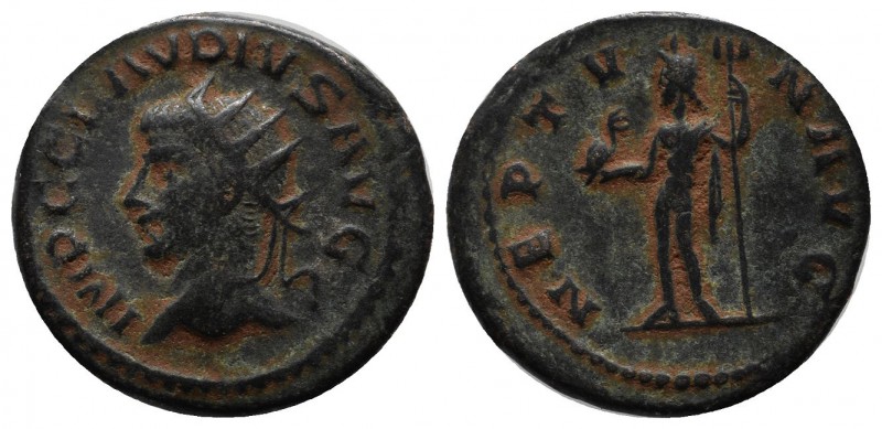 Claudius II Gothicus. AD.268-270. Æ Antoninianus (20mm, 3.70g). Antioch mint. Ra...