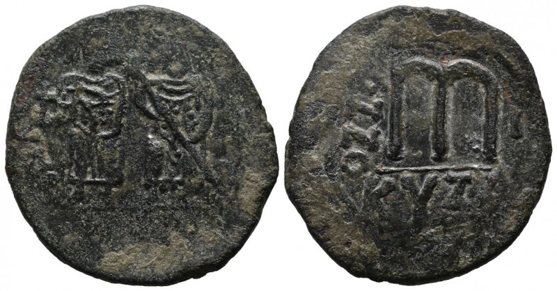 Phocas, AD.602-610. Æ Follis - 40 Nummi (33mm, 13.22g). Cyzicus mint, 1st offici...