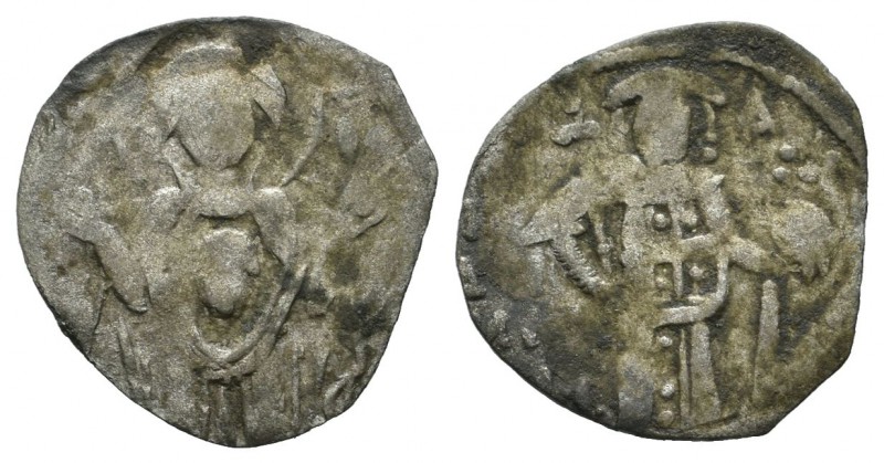 The Despot Collection of Late Byzantine. Bl. (15mm, 0.50g). Facing bust of Virgi...