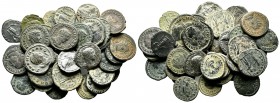 Lot of 35 Roman Bronze Coins. / Sold As Seen, No Return!
