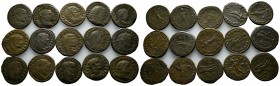 Lot of 15 Roman Follis. / Sold As Seen, No Return!
