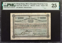 HONG KONG. The Hong Kong & Shanghai Banking Corporation. 1 Dollar, 1895-99. P-136c. PMG Very Fine 25.

Printed by BFL. Printed dates. Dated November...