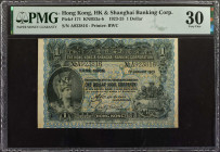 HONG KONG. Hong Kong & Shanghai Banking Corporation. 1 Dollar, 1923-25. P-171. PMG Very Fine 30.

Printed by BWC. Key January 1st, 1923 date. A popu...
