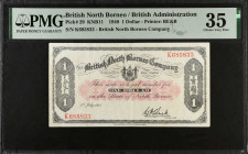 BRITISH NORTH BORNEO. The British North Borneo Company. 1 Dollar, 1940. P-29. PMG Choice Very Fine 35.

Printed by BE&B. A popular 1 Dollar design f...