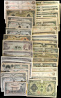 JAPAN. Lot of Approximately (45). Bank of Japan. Mixed Denominations, Mixed Dates. P-Various. Fine to Very Fine.

A large grouping of approximately ...