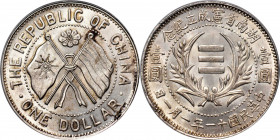 (t) CHINA. Hunan. Dollar, Year 11 (1922). Changsha Mint. PCGS MS-63.

L&M-867; K-763; KM-Y-404; WS-0930; Chang-CH146. The "Hunan Provincial Constitu...