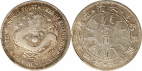 (t) CHINA. Chihli (Pei Yang). 7 Mace 2 Candareens (Dollar), Year 24 (1898). Tientsin (East Arsenal) Mint. Kuang-hsu (Guangxu). PCGS VF-20.

L&M-449;...