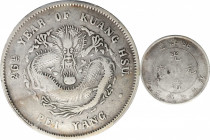 (t) CHINA. Chihli (Pei Yang). 7 Mace 2 Candareens (Dollar), Year 26 (1900). Tientsin (East Arsenal) Mint. Kuang-hsu (Guangxu). PCGS Genuine--Cleaned, ...