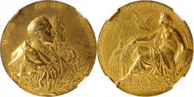GERMANY. Wilhelm II/200 Years of the Royal Academy of Arts in Berlin Gold Medal, 1896. NGC MS-62.

By O. Schultz in Berlin. Diameter: 34mm; Weight: ...