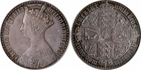 GREAT BRITAIN. 'Gothic' Crown, 1847 Year UNDECIMO. London Mint. Victoria. PCGS PROOF-55.

S-3883; Dav-106; KM-744; ESC-2571. Mintage: 8,000. The pop...