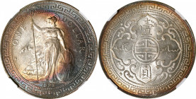 GREAT BRITAIN. Trade Dollar, 1897/6-B. Bombay Mint. NGC MS-62.

KM-T5; Mars-BTD1; Prid-4 var. (regular date). Overdate variety. This early issue-- p...