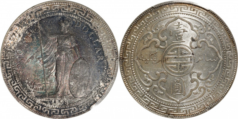 GREAT BRITAIN. Trade Dollar, 1898-B. Bombay Mint. PCGS MS-63.

KM-T5; Mars-BTD...