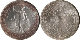 GREAT BRITAIN. Trade Dollar, 1899-B. Bombay Mint. PCGS MS-63.

KM-T5; Mars-BTD1; Prid-8. A mostly argent specimen, especially upon the reverse, this...