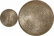 GREAT BRITAIN. Trade Dollar, 1901-C. Calcutta Mint. PCGS MS-63.

KM-T5; Mars-BTD1; Prid-12. This Choice example displays dazzling luster and sharp a...