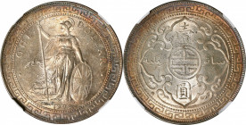 GREAT BRITAIN. Trade Dollar, 1902-B. Bombay Mint. NGC MS-64.

KM-T5; Mars-BTD1; Prid-13. Subtle burnished hints of toning graciously speckle the ent...