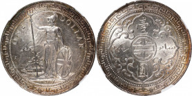 GREAT BRITAIN. Trade Dollar, 1907-B. Bombay Mint. NGC MS-64+.

KM-T5; Mars-BTD1; Prid-17. Residing at the precipice of Gem status, this enticing tra...