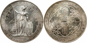 GREAT BRITAIN. Trade Dollar, 1912-B. Bombay Mint. PCGS MS-64.

KM-T5; Mars-BTD1; Prid-22. This bright and lustrous example presents strong details a...
