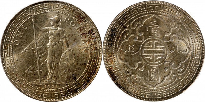 GREAT BRITAIN. Trade Dollar, 1925. London Mint. PCGS MS-64+.

KM-T5; Mars-BTD1...