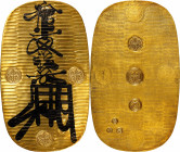 JAPAN. Oban (10 Ryo), ND Man'en Era (ca. 1860-62). Emperor Komei. PCGS MS-63.

Fr-7; JNDA-09-11 (6A); Bank of Japan-Vol. 4 # 93; JV-Unlisted; Hartil...