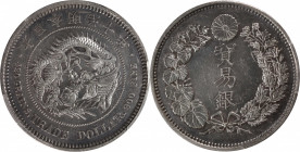 JAPAN. Trade Dollar, Year 10 (1877). Osaka Mint. Mutsuhito (Meiji). PCGS Genuine--Cleaning, AU Details.

KM-Y-14; JNDA-01-12; JC-09-12-1. The final ...