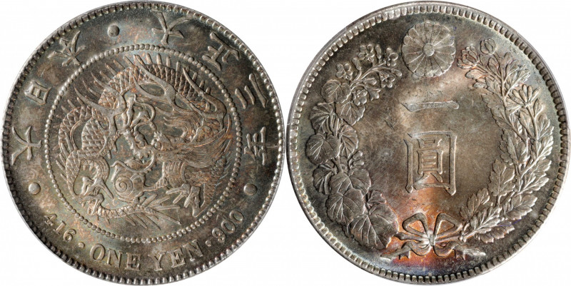 JAPAN. Yen, Year 3 (1914). Osaka Mint. Yoshihito (Taisho). PCGS MS-65.

KM-Y-3...